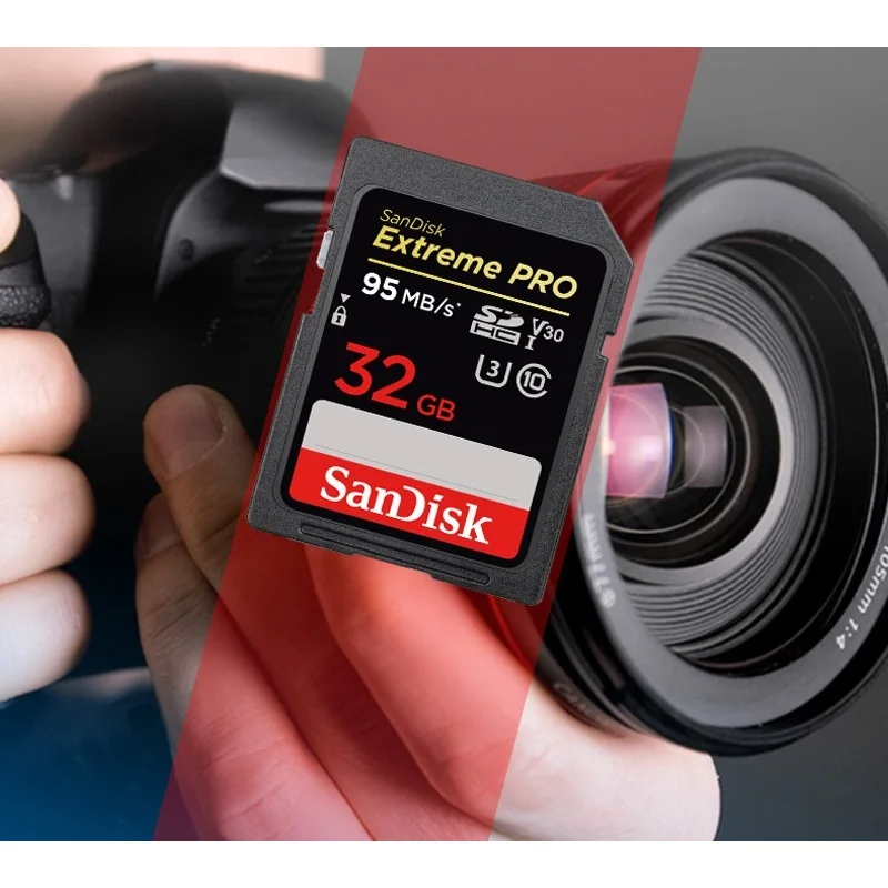Карта памяти SanDisk 32 Гб Extreme PRO карта 64 ГБ 128 Sdcard 256 класс 10|Карты памяти| |