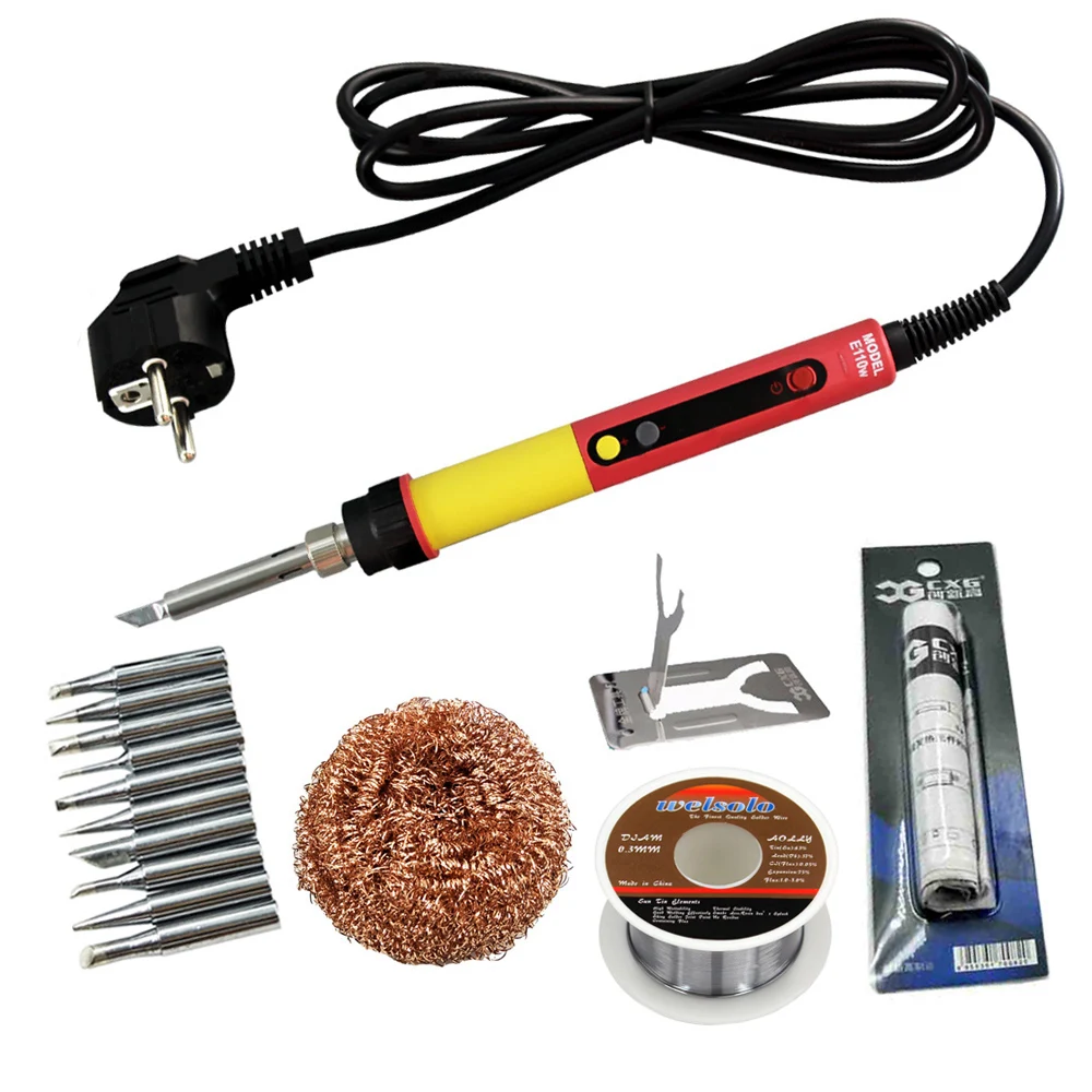 

LED Digital Adjustable Electric Professional Solder Iron CXG E110W For Efficient NC Thermostat Electric Soldering Iron Solder