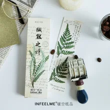 30 шт./компл. новинка цветок, растение, свадебная брошь, Поэзия Бумага Закладка для книги Книга Держатель карты сообщения подарочные канцелярские товары