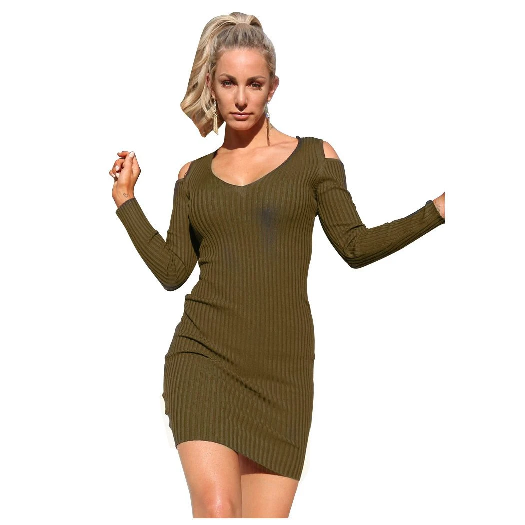 cut out jumper dress