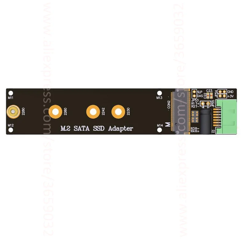 BM key M.2 SATA SSD удлинитель адаптер карта B M ключ M2 SATA3 6G. s R44A ADT link|Компьютерные кабели и