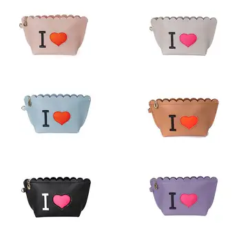 

2018 New Fashion Style Matching Ladies' Love Design Make-up Bag Portable Travel Cosmetics Storage Ba