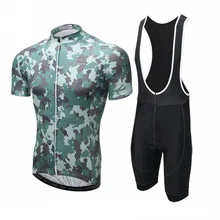XINTOWN камуфляж Велоспорт трикотажный свитер и шорты набор мужской комплект для велоспорта MTB Велоспорт Джерси Набор S-4XL