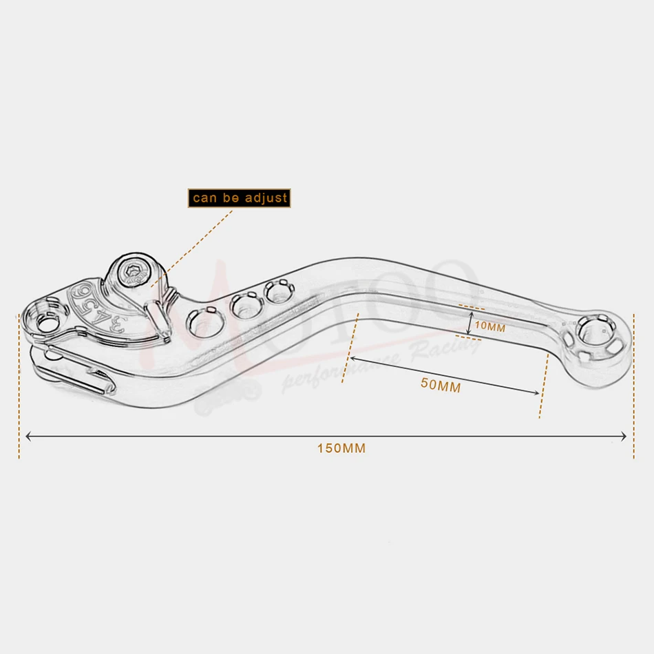 Motoo F 14/SV 6 рычаги тормозного сцепления мотоцикла для SUZUKI GS500 1989 2008 GS500E 94 98 GS500F 04 09