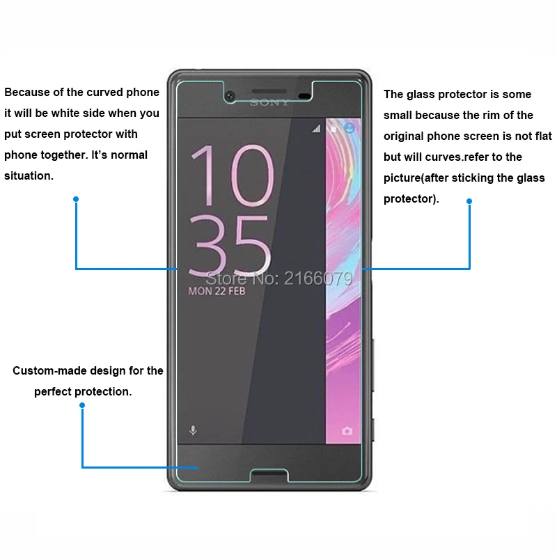 Новинка 9H 2.5D Закаленное стекло-экран протектор для sony Xperia X Производительность/Dual F8132 F8131 5," Защитная пленка+ инструменты для очистки