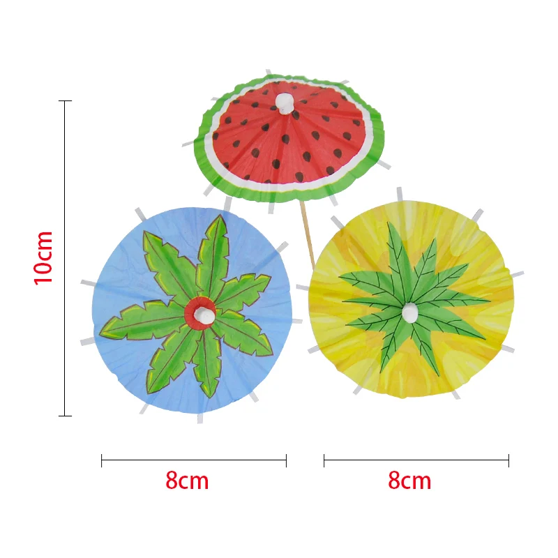 20 шт зонтик зонтики выбирает Лето фруктовая бумага палочки напитки художественное оформление зубочистка свадебное мероприятие день Рождения Вечеринка мороженое приколы
