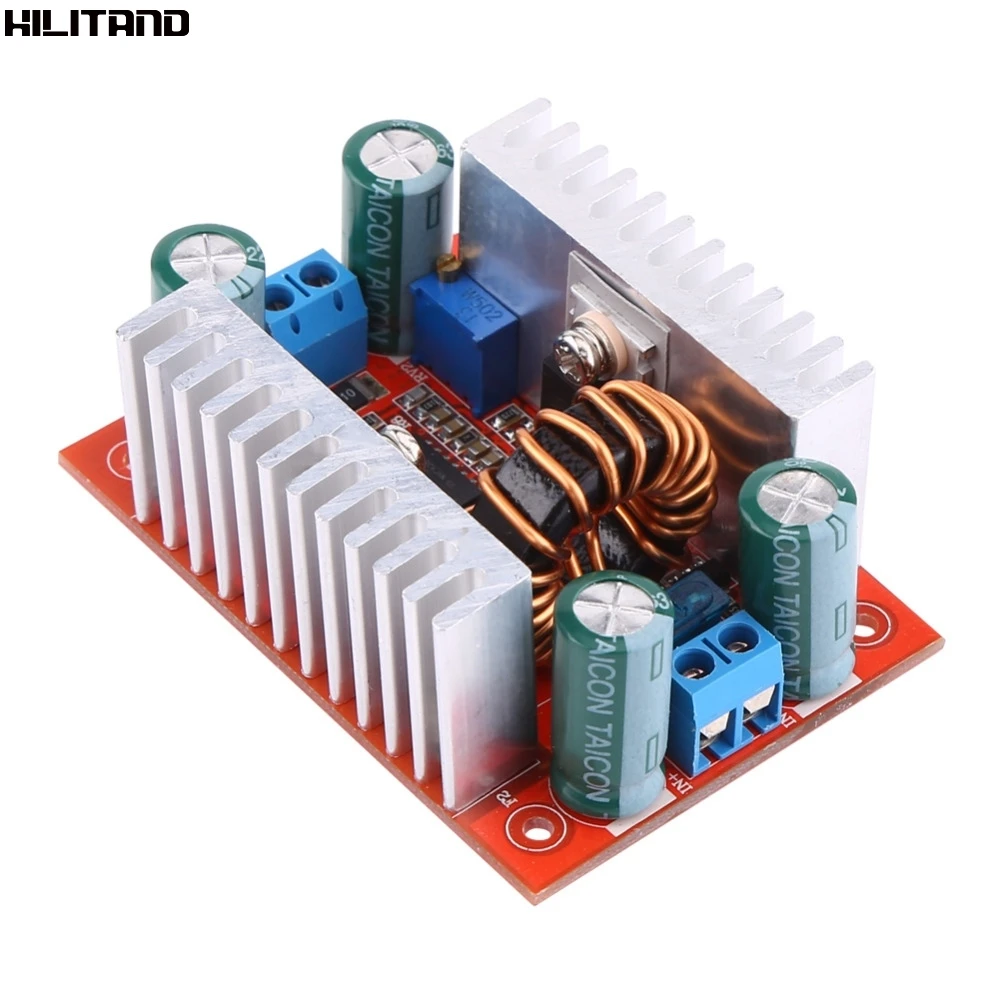 400 Вт DC-DC повышающий преобразователь Повышающий Модуль DC8.5V-50V DC10V-60V модуль