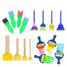 Детская губка для рисования кисть EVA seal 16 шт. наборы детских садов художественные учебные материалы школьные образовательные принадлежности