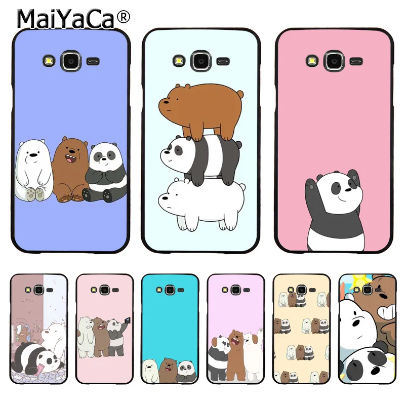 

MaiYaCa we bare bears New Fashion phone case cover for samsung j7 j8 j6 j2pro a9 a6 a8 case coque
