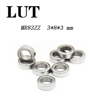 

50PCS High quality ABEC-5 R-830 MR83ZZ MR83Z MR83 ZZ 3X8X3 mm 3*8*3 mm Miniature Deep Groove Ball Bearings