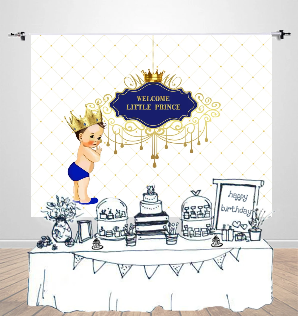 prince baby shower banner
