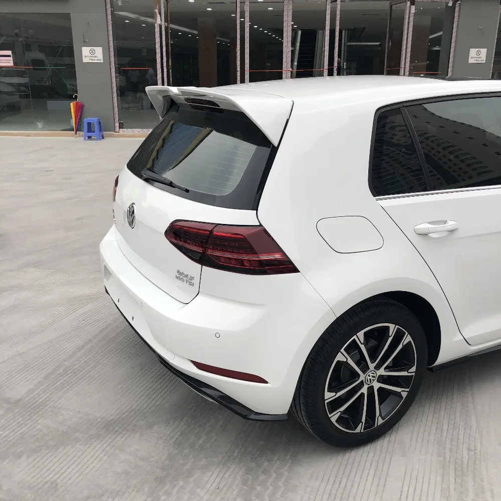 Для Volkswagen golf 7 MK7 спойлер- mk7.5 golf-G ti gtd R ABS Материал заднее крыло праймер цвет задний спойлер