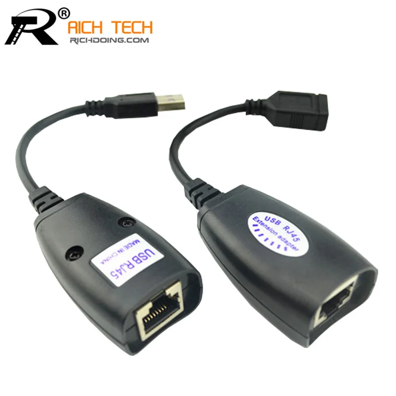 

USB to RJ45 cable extender usb rj45 USB extension cable USB RJ45 Extension adapter up to 150ft length
