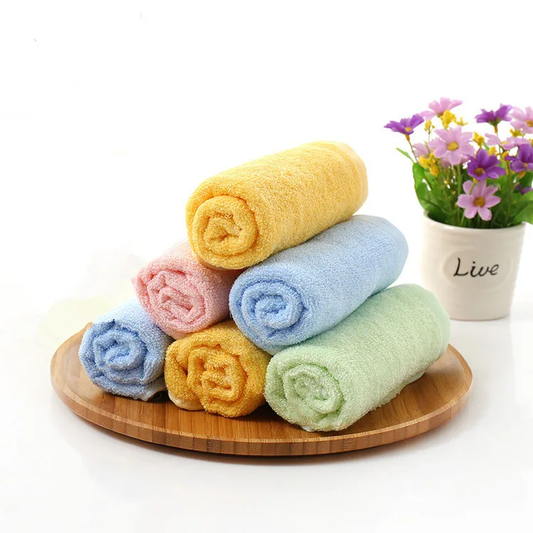 Newborn Baby Towel 100 Bamboo Fiber Baby Washcloths Kids Bath Towel 25
