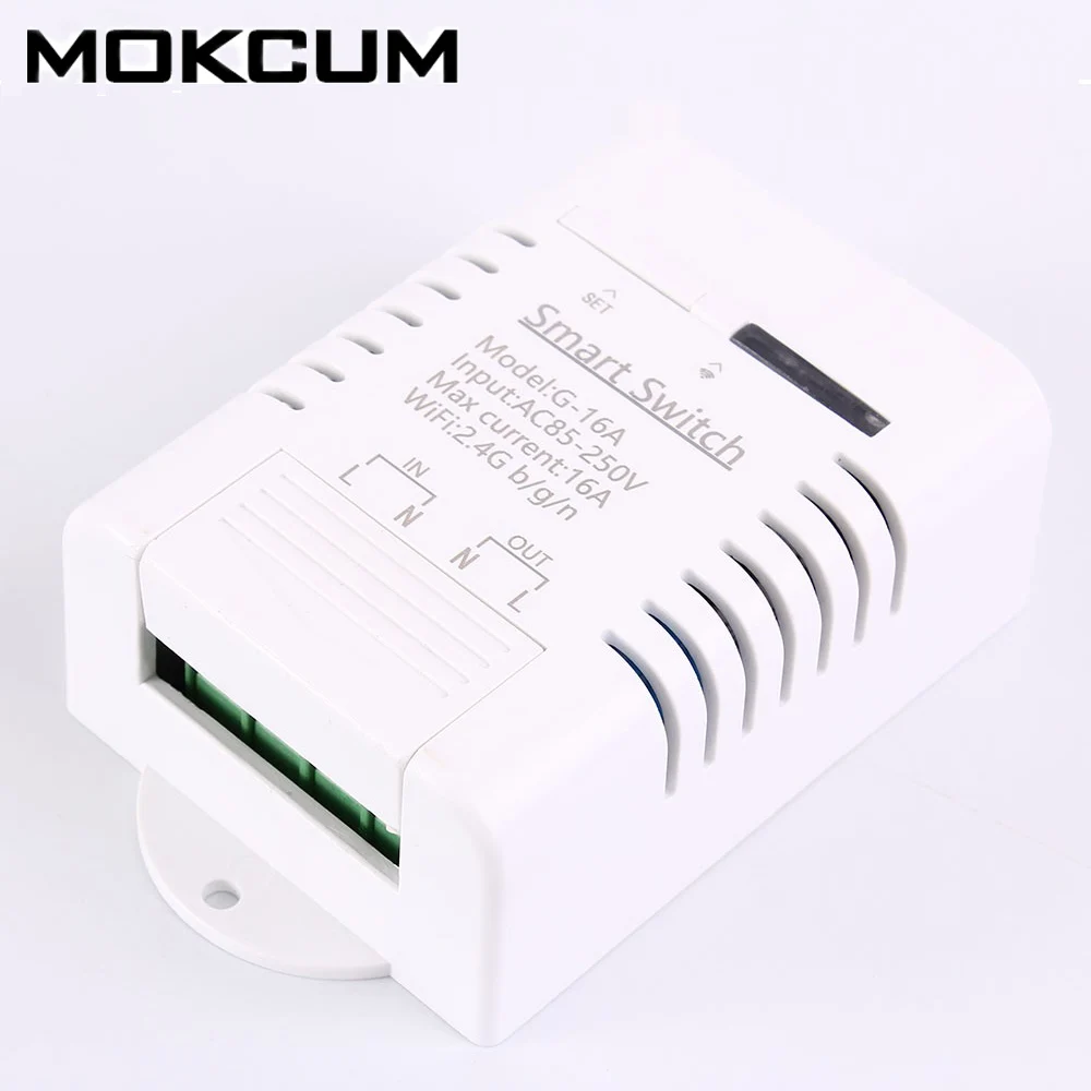 

AC 85V-265V 16A High Power Relay Module phone remote control switch 1-Channel 2.4G IoT Wireless WIFI Intelligent Control Switch