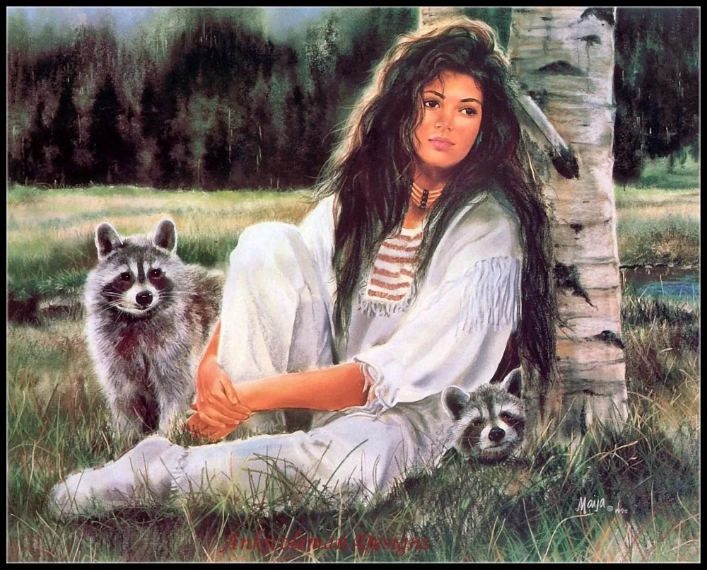 Красивые девушки с животными. Художница maija индейцы. Волчица и девушка. И живёт в голове женщины зверь странный картинки. Женщины это звери.