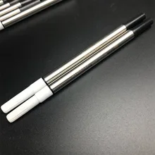 2 шт черный Заправка для роликовой шариковой ручки высшего качества гелевая ручка картридж Сменные заправки