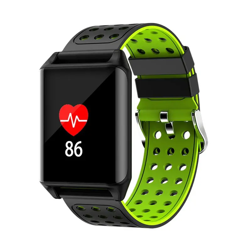 

M7 Colorful OLED Screen Sport Smart Band IP67 Waterproof Support Heart Rate Blood Pressure Predometer Smart Watch for Gifts bl