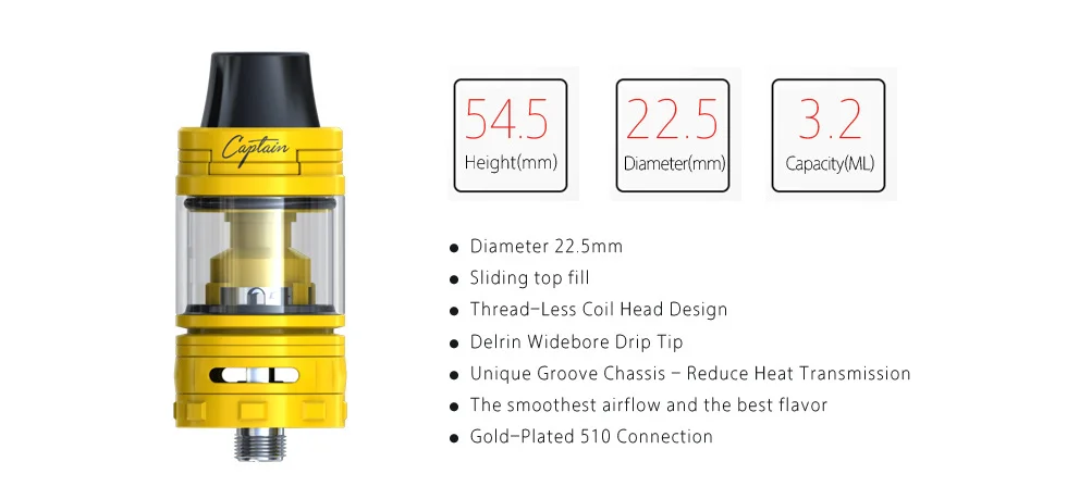 Original IJOY Elite PS2170 Kit 100W E Cigarette Box MOD Elite PS2170 Vape and 3.2ml Tank with CAM1 Coil and 21700 Battery 015