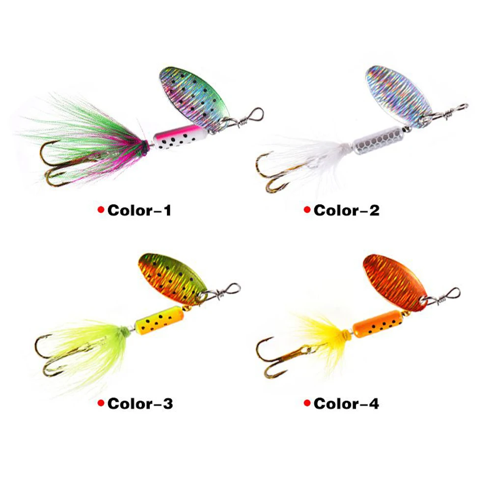 FUZXC 4g Spinner Fishing Lure Metal Sequins Trout Spoon jig Artificial Wobbler For Carp Fishing Pesca Fish Tackle Hook Hard Bait