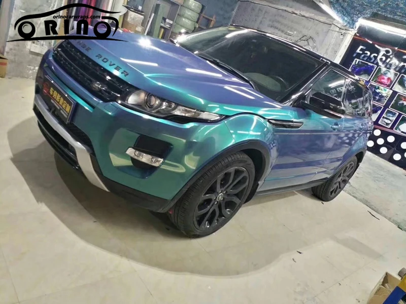 Glossy Coral Green Vinyl Film Wrap-1
