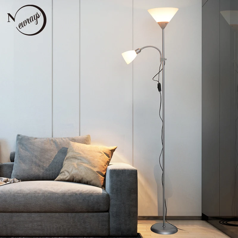 Modern nordic design 2 lights night Floor Lamp stand ...