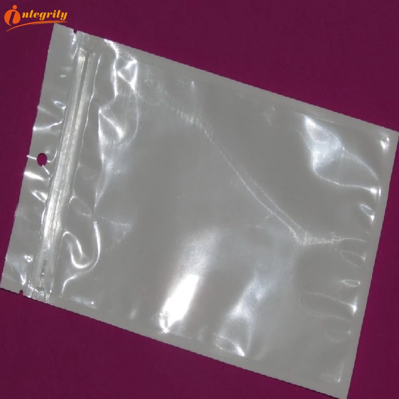 Цельность 100 шт 12*20 см молния прозрачный/белый чехол для мобильного телефона пластиковая упаковка сумка самозапечатывающийся электронный аксессуары поли сумка