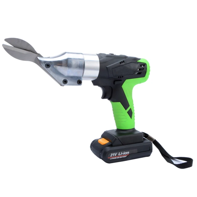 21v industrial cordless scissors lithium battery iron cutter color steel tile cutting tool wire