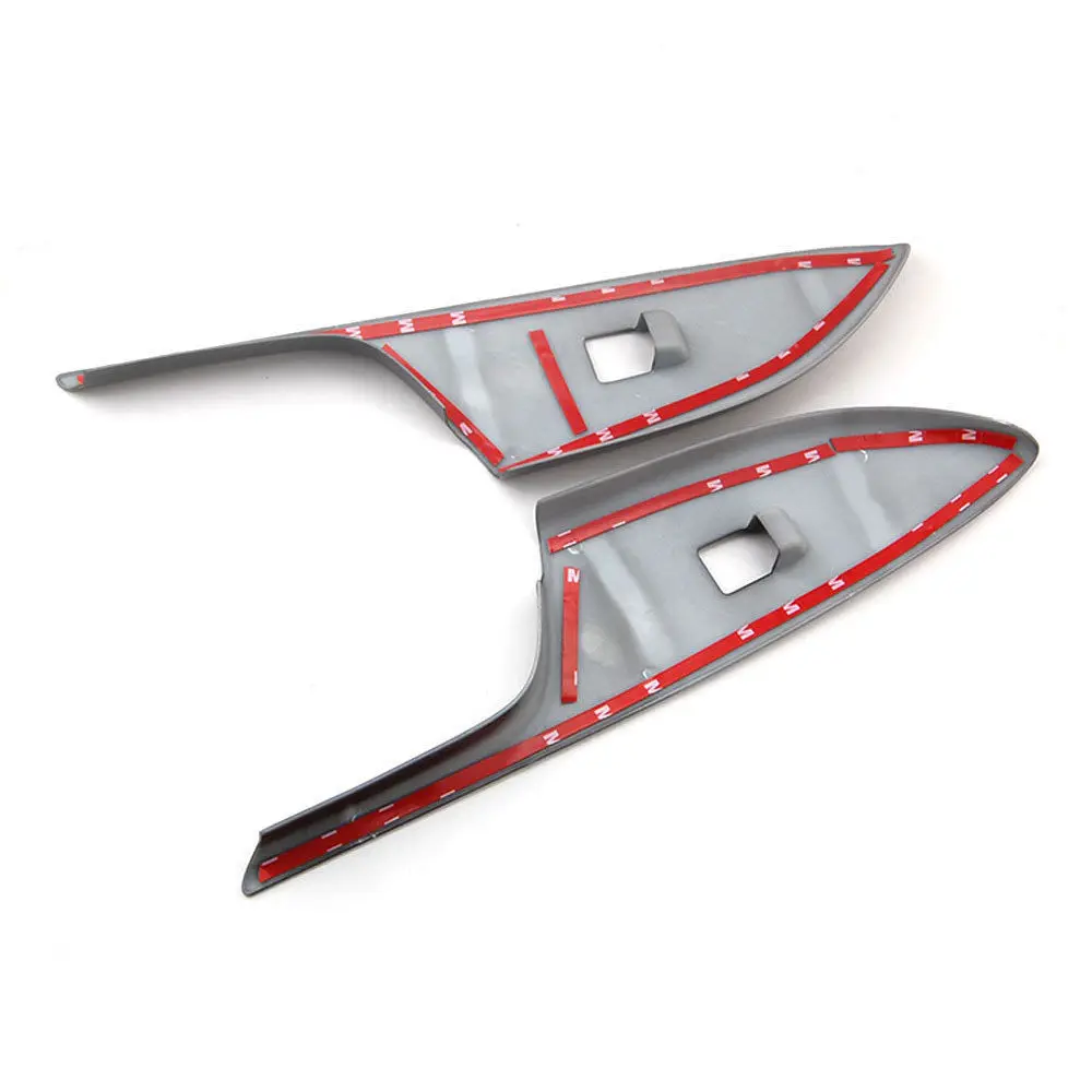 4x Carbon Fiber ABS Window Lift Panel Trim For Honda Accord 9th 2014 2015 2016