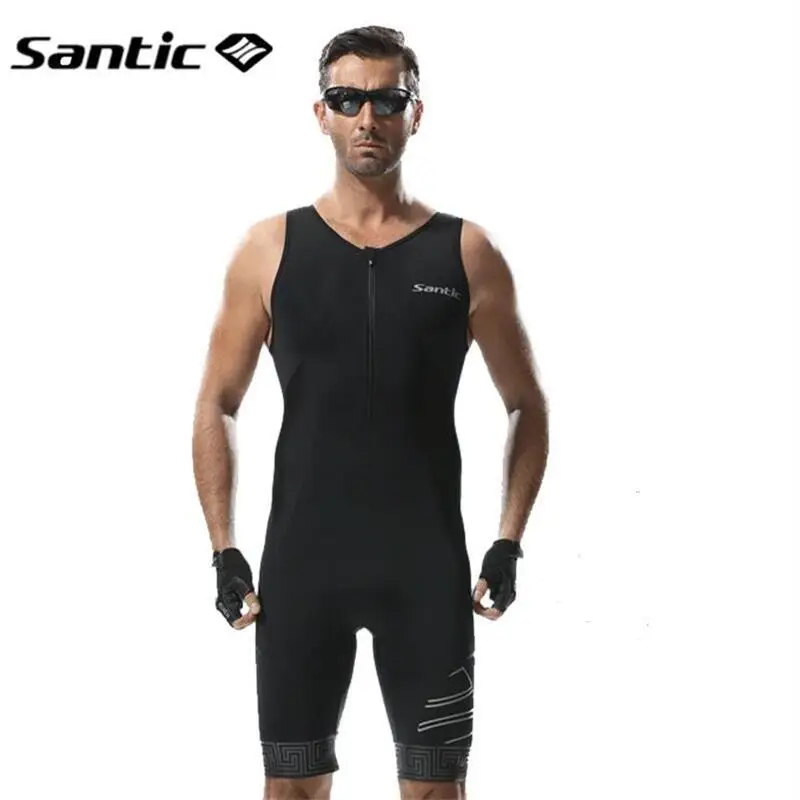 SANTIC боди бег одежда speedsuit высокое качество skinsuit индивидуальная одежда для велоспорта roupa ciclismo bicicleta плавательный костюм для триатлона