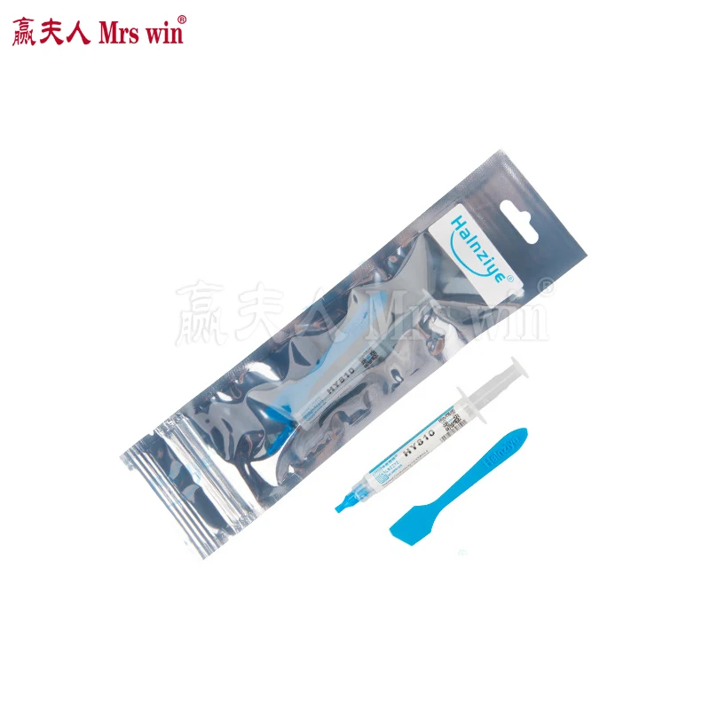 

Universal Thermal Grease Syringe Thermal Grease Silver CPU Chip Heatsink Paste with A Plastic Tool For 2G HY810-OP2G