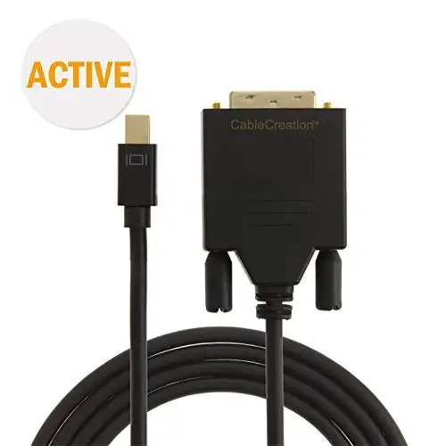 Mini DP to DVI JORINDO (Active) DisplayPort кабель (совместимый с портом Thunderbolt) 6 футов белый