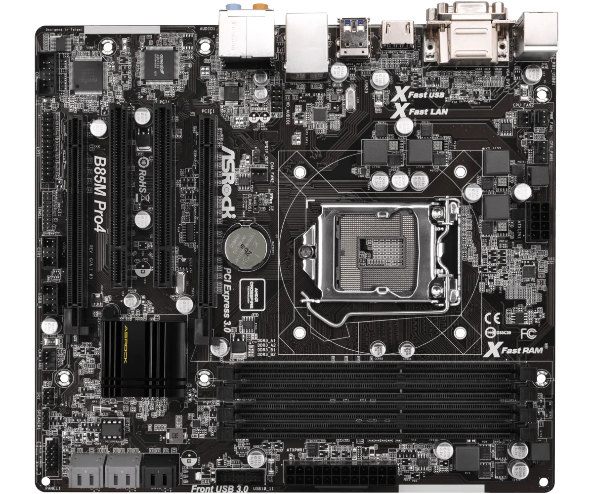 

Used,for ASROCK B85M Pro4 Motherboard B85 Socket LGA 1150 i7 i5 i3 DDR3 32G SATA3 Micro-ATX