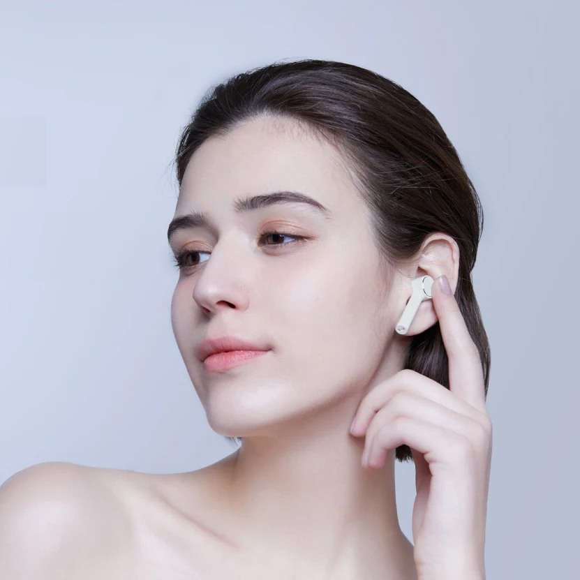 MI Mijia Airdots Pro бинауральные TWS Bluetooth наушники гарнитура стерео ENC HD автоматическая