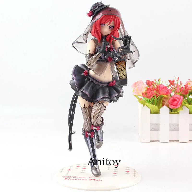 Love Live фигурку школа идол фестиваль Nishikino Маки 1/7 весы предварительно окрашенный Рисунок Коллекция ПВХ модель игрушки 22,5 см