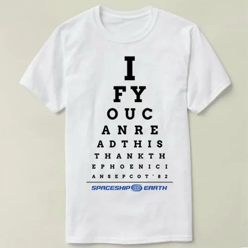 Eye Chart T Shirt