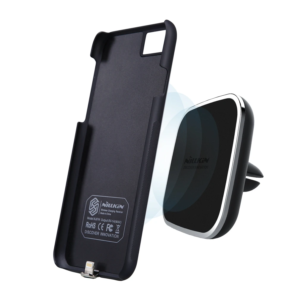 4.7 pulgadas nillkin para iPhone 6 receptor cargador inalámbrico de carga para iPhone 6s receptor Qi inalámbrico|power charge|nillkin for iphone 6wireless -