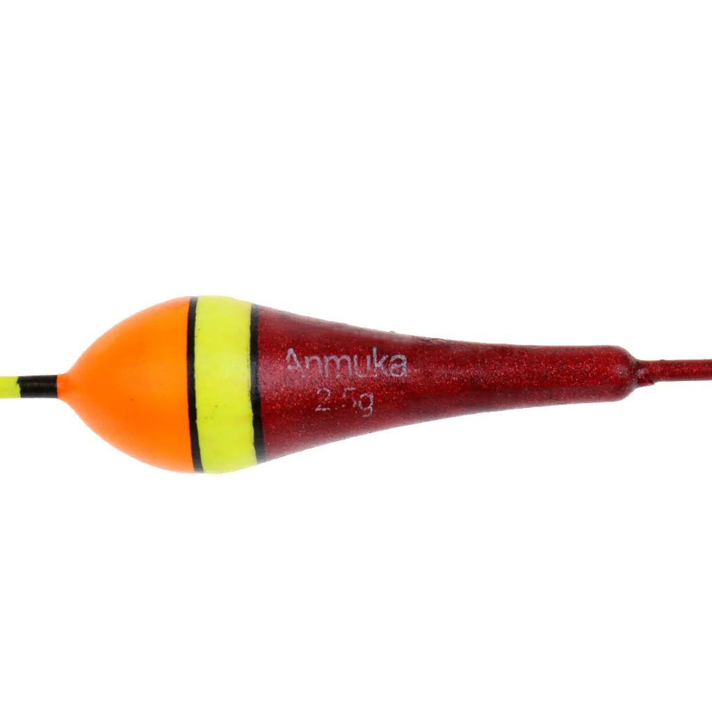 2.5g Fishing Paulownia Wood Fishing Tackle Floats Bobbers Angling Equipment 2 Color For Fish Tackle Vertical