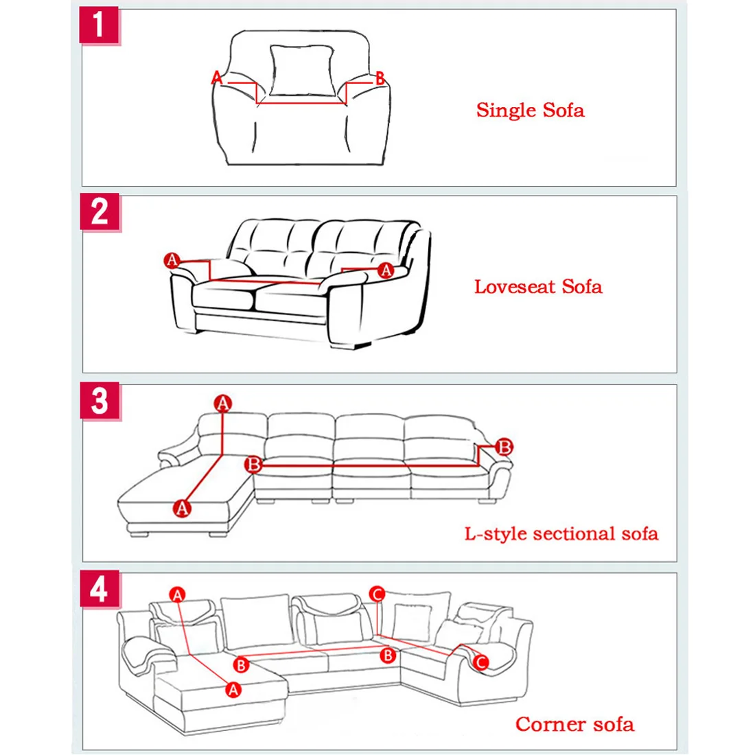 2/3/4-seater диван крышка Анти-пыль секционные стрейч чехол для Гостиная чехол для дивана мебель кресла крышка Декор