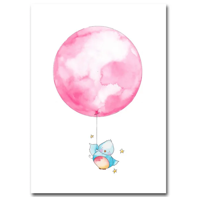 Watercolor-Balloon-Bear-Elephant-Cartoon-Poster-Print-Minimalist-Painting-Wall-Art-canvas-Picture-Nordic-Style-Kids.jpg_640x640 (2)