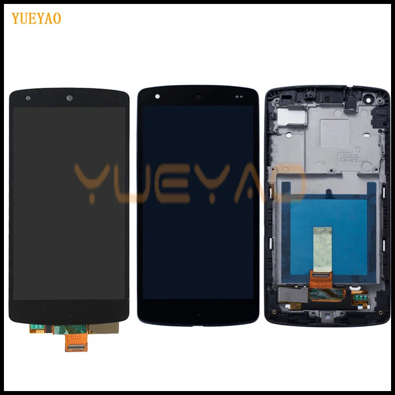 

4.95" Display For LG Nexus 5 LCD Touch Screen with Frame Replacement For LG Google Nexus 5 LCD Display D820 D821 LCD