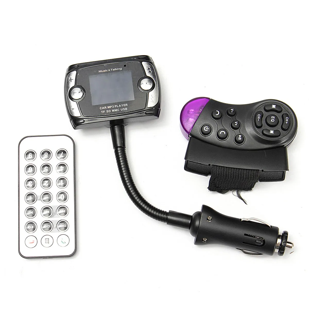 NEW MP3 Player Wireless Bluetooth FM Transmitter USB LCD Remote Handsfree Car Kit Suppoort For SD Card Car Charger audio-player : image NEW MP3 Player Wireless Bluetooth FM Transmitter USB LCD Remote Handsfree Car Kit Suppoort For SD Card Car Charger audio-player