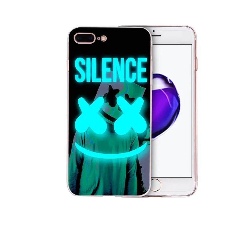 Мягкий силиконовый DJ Marshmello чехол для телефона marshmallow для iPhone 6 7 8 6s plus shell X XR XS MAX cover 5 5S se для TPU Apple Coque - Цвет: case 23