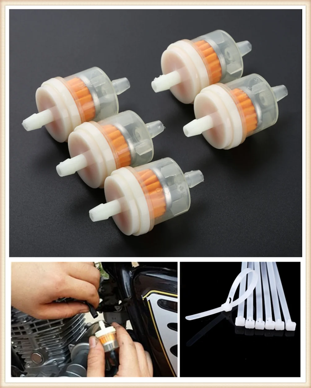 Universal motorcycle modified gasoline filter with magnetic for HONDA CB919 CBR 600 F2 F3 F4 F4i CBR900RR NC700 S X