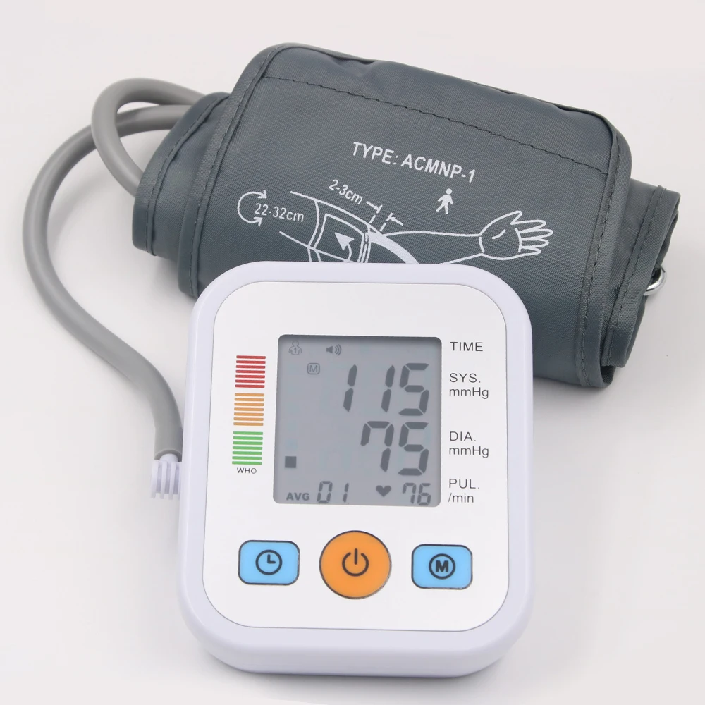 

Electric Tonometer Arm Blood Pressure Monitor Medical Equipment Home Apparatus for Measuring Pressure Heartbeat Monitor Machine