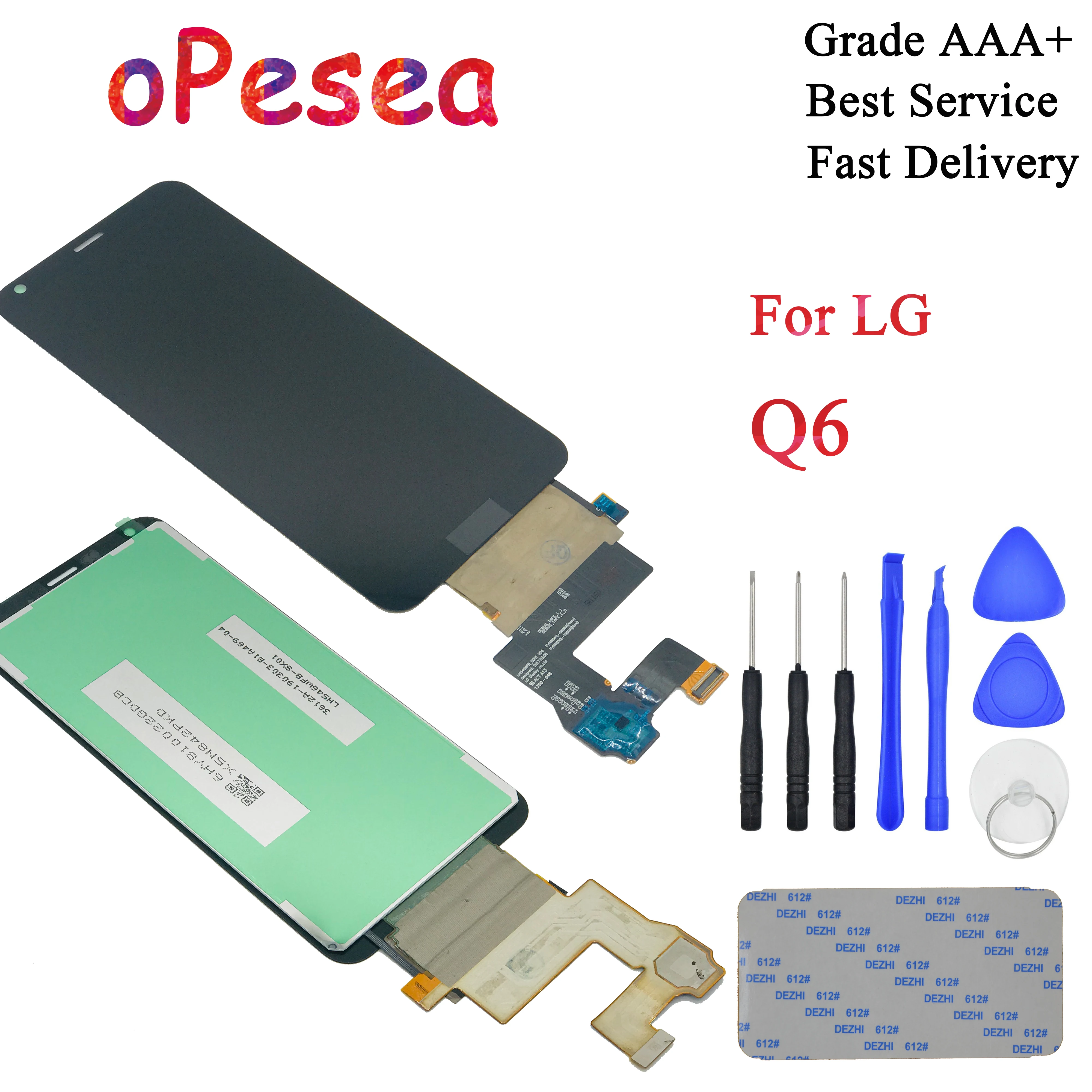 oPesea 5.5'' For LG Q6 LCD Display Touch Screen Digitizer Panel Assembly M700 M700A US700 M700H M703 M700Y lcd display | Мобильные