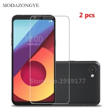 Modazongye 2 шт. для закаленного Стекло LG q6 Экран протектор LG q6 Alpha q6a Q 6 M700 Экран протектор Стекло защитный Флим