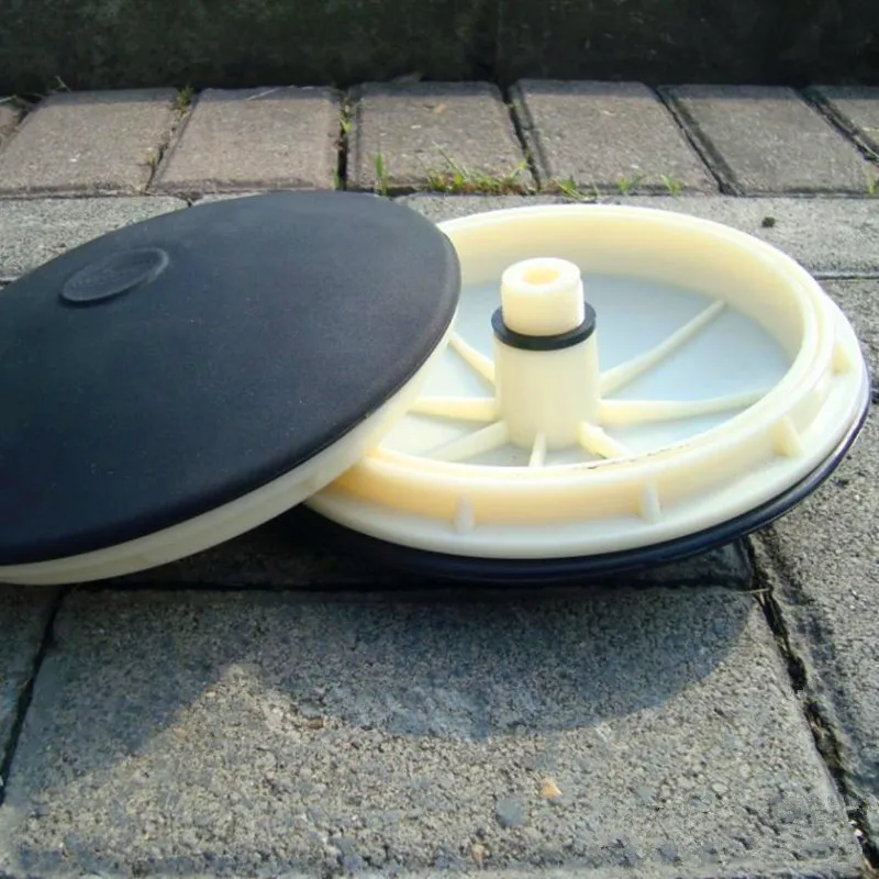 size:215mm Efficient EPDM Diaphragm Aerator Microporous Rubber Diaphragm Aeration Panel Wastewater Treatment Air Diffuser Parts