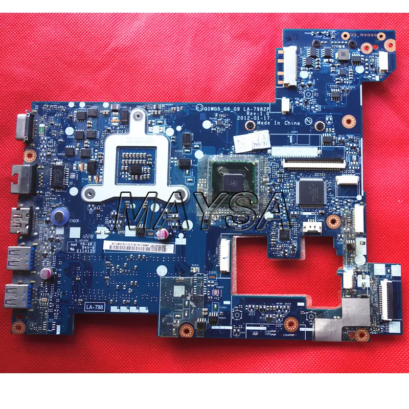 اللوحة لابتوب لينوفو g580 P580 QIWG5_G6_G9 LA-7982P 15.6 بوصة محمول ، usb3.0 ، hm76 شرائح