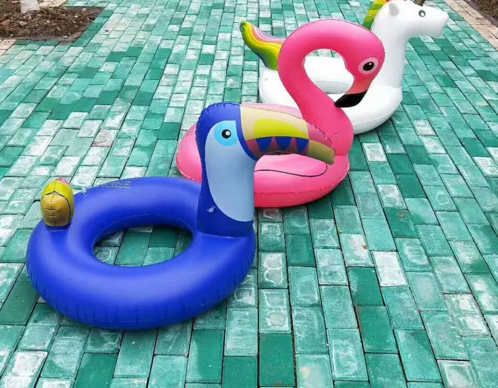 175*120 см гигантский Тукан плавательный кольцо Фламинго Единорог надувной матрас для бассейна Павлин воды игрушки boia piscina